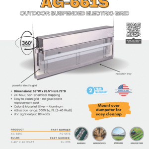 AG-661 - OUTDOOR Industrial Insect Light Trap